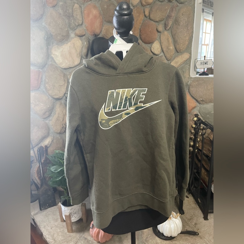 Nike Forest Green Kids Hoodie